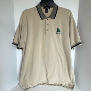 Dayton Dragons baseball team tan collar shirt Men’s size L